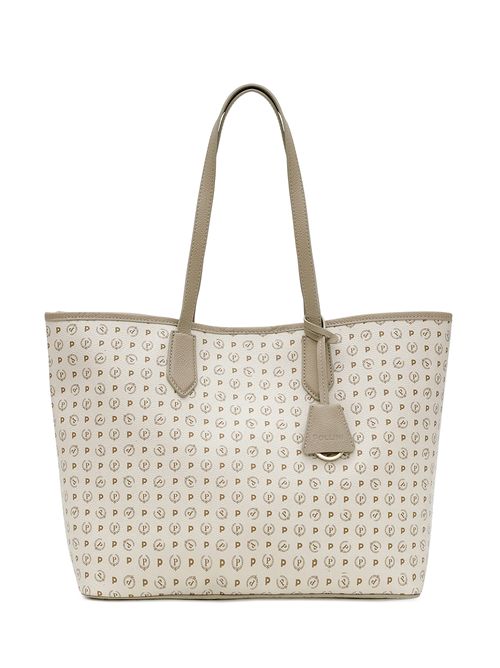 Borsa Shopping Heritage Logo Classic Avorio/ghiaccio